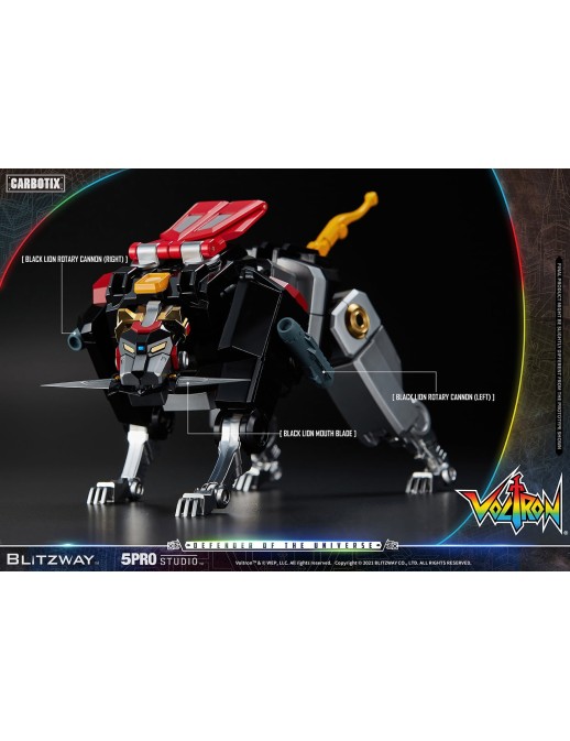 5PRO Studio Carbotix Hybrid Carbon Action Figure Series CX-004 Defender of the Universe Voltron