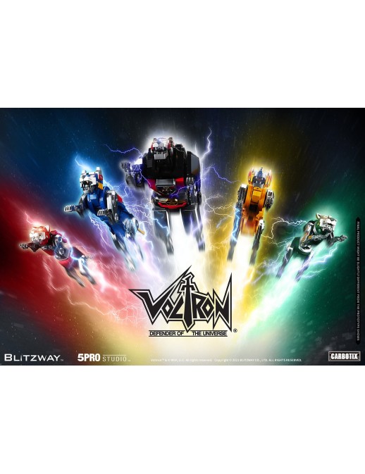 5PRO Studio Carbotix Hybrid Carbon Action Figure Series CX-004 Defender of the Universe Voltron