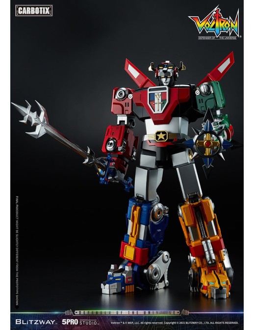 5PRO Studio Carbotix Hybrid Carbon Action Figure Series CX-004 Defender of the Universe Voltron