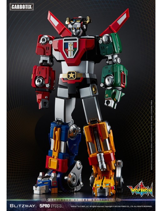 5PRO Studio Carbotix Hybrid Carbon Action Figure Series CX-004 Defender of the Universe Voltron
