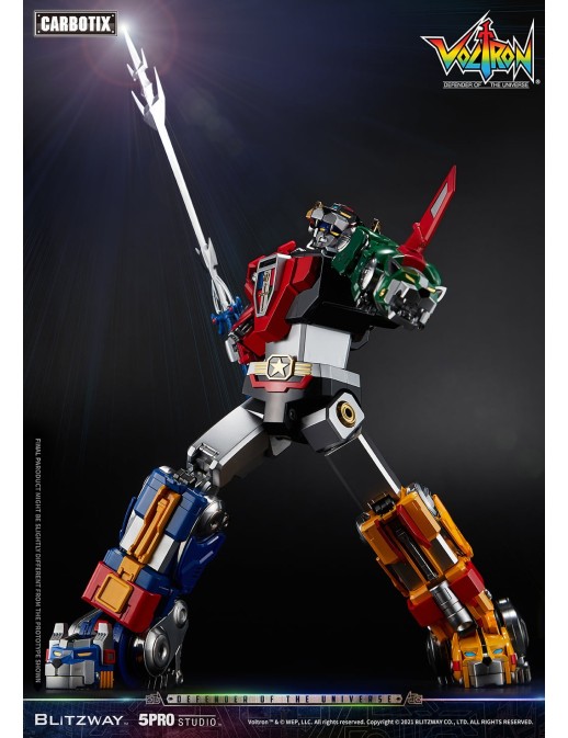 5PRO Studio Carbotix Hybrid Carbon Action Figure Series CX-004 Defender of the Universe Voltron