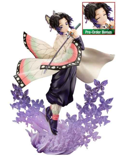 Kotobukiya ARTFX J Demon Slayer Kimetsu No Yaiba Shinobu Kocho Bonus Edition