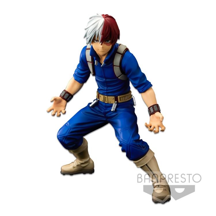 BANPRESTO SUPER MASTER STARS PIECE COLOSSEUM MODELLING MY HERO ACADEMIA SHOTO TODOROKI THE BRUSH