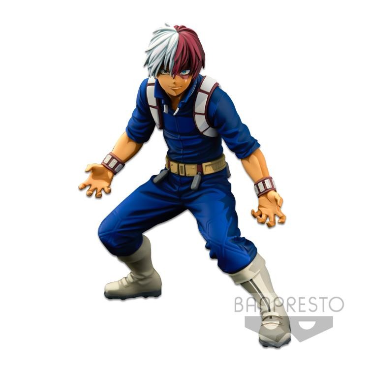 BANPRESTO SUPER MASTER STARS PIECE COLOSSEUM MODELLING MY HERO ACADEMIA SHOTO TODOROKI TWO DIMENSIONS