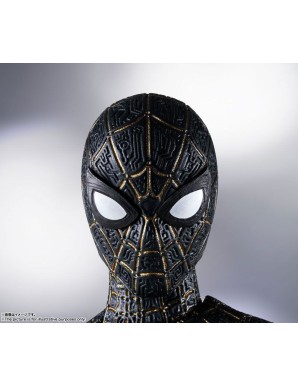 Bandai S.H. Figuarts Spider-Man No Way Home Spider-Man Black & Gold Suit