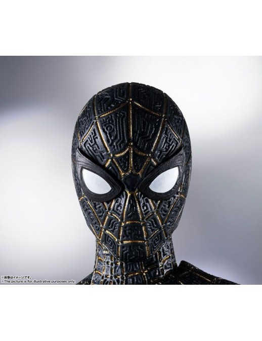 Bandai S.H. Figuarts Spider-Man No Way Home Spider-Man Black & Gold Suit Special Set
