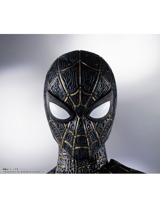 Bandai S.H. Figuarts Spider-Man No Way Home Spider-Man Black & Gold Suit Special Set