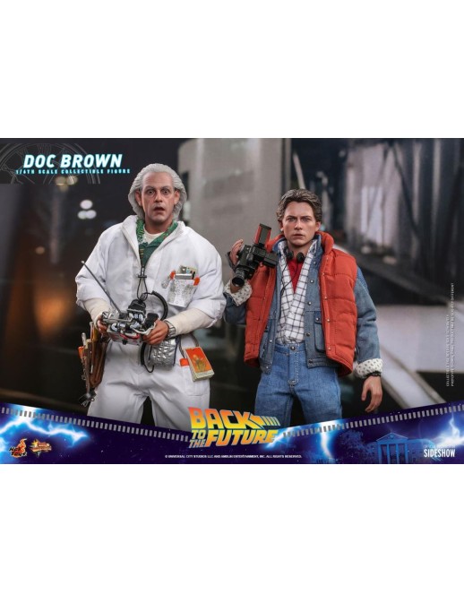 Hot Toys Back To The Future Doc Brown Action Figure