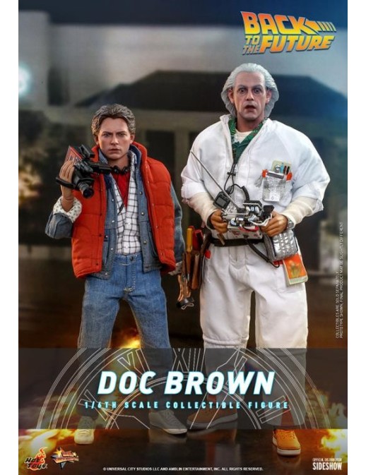 Hot Toys Back To The Future Doc Brown Action Figure
