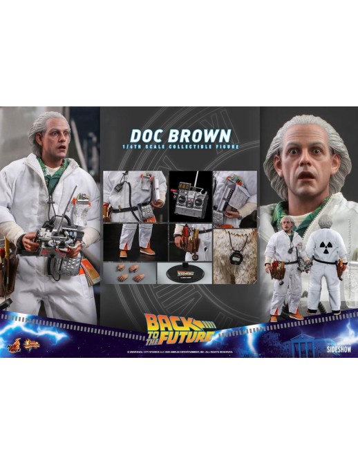 Hot Toys Back To The Future Doc Brown Action Figure