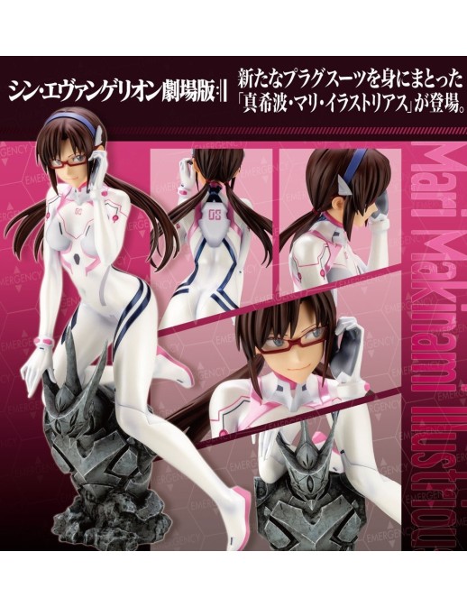 Kotobukiya Evangelion Thrice Upon a Time Mari Makinami Illustrious White Plugsuit Version