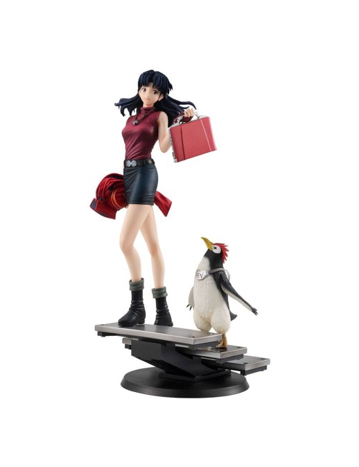 Megahouse Gals Series Neon Genesis Evangelion Misato Katsuragi & PenPen MegaTrea Shop Exclusive