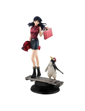 Megahouse Gals Series Neon Genesis Evangelion Misato Katsuragi & PenPen MegaTrea Shop Exclusive