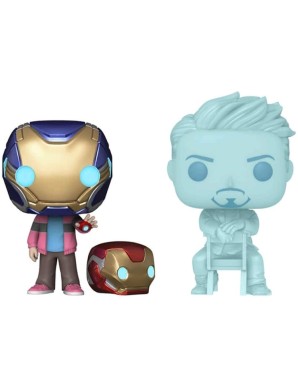 Funko POP! Marvel 2 Pack Avengers Endgame Morgan Stark & Tony Starl Glows In The Dark Special Edition