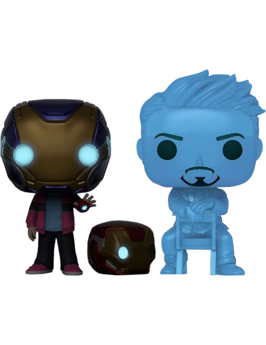 Funko POP! Marvel 2 Pack Avengers Endgame Morgan Stark & Tony Starl Glows In The Dark Special Edition