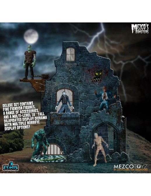 Mezco Monsters 5 Points Tower of Fear Deluxe Box Set
