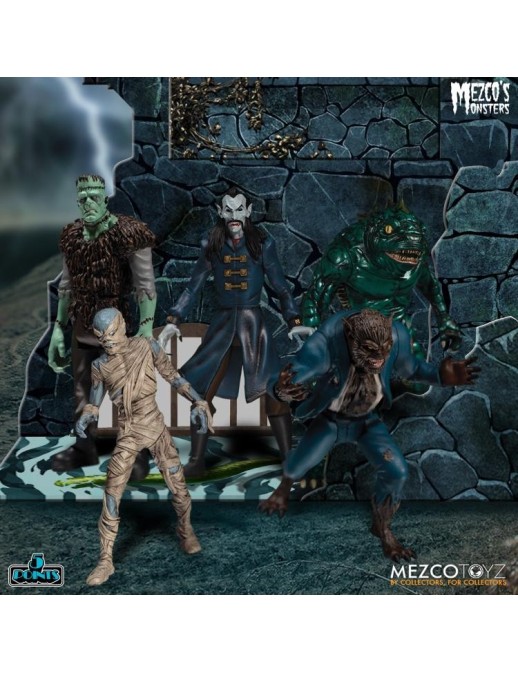 Mezco Monsters 5 Points Tower of Fear Deluxe Box Set