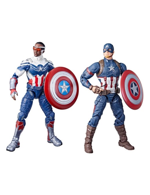 Hasbro Marvel Legends The Falcon and the Winter Soldier & Avengers Endgame Captain America Two Pack