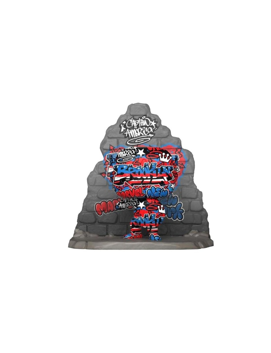 Funko POP! Street Art Collection 752 Captain America Deluxe Special Edition Funko POP! Street Art Collection 752 Captain America Deluxe Special Edition