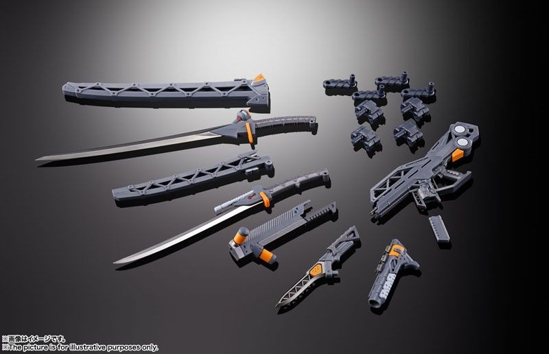 BANDAI METAL BUILD NEON GENESIS EVANGELION WEAPONS SET