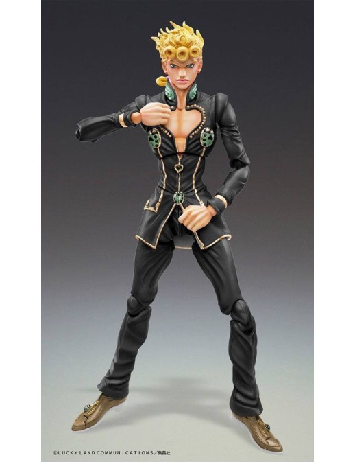 Medicos Super Action Statue JoJo's Bizarre Adventure Golden Wind Giorno Giovanna Black Version