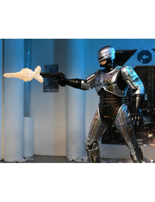 Neca Robocop Battle Damaged with Chair