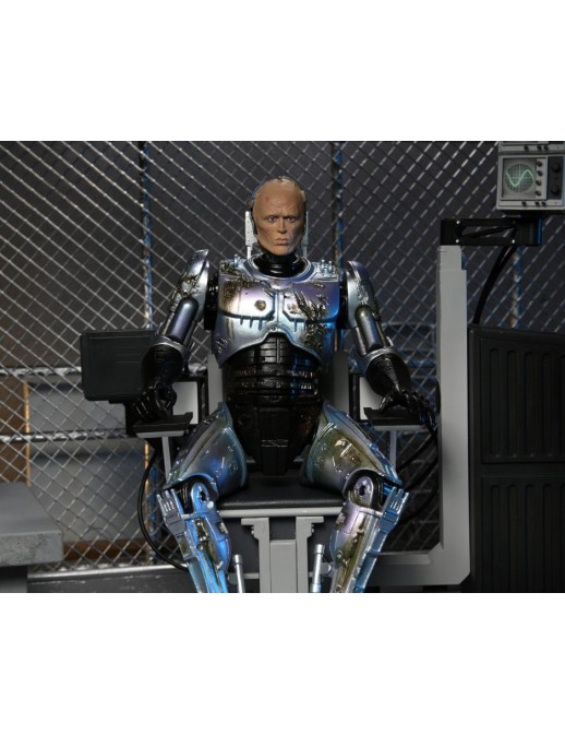 Neca Robocop Battle Damaged with Chair