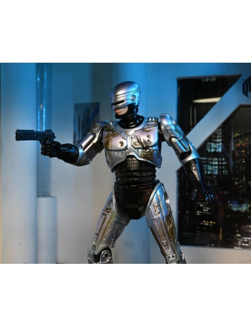 Neca Robocop Battle Damaged with Chair