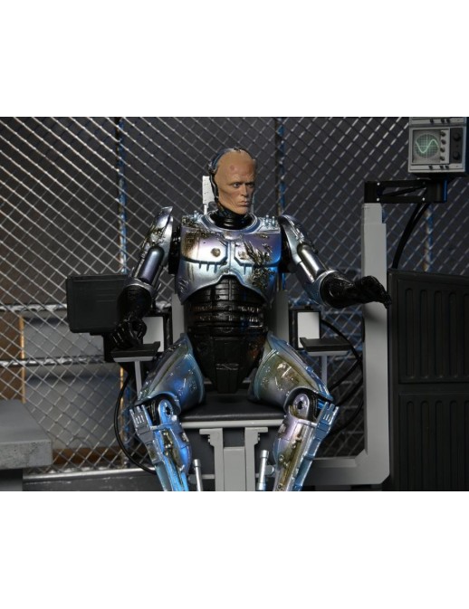Neca Robocop Battle Damaged with Chair