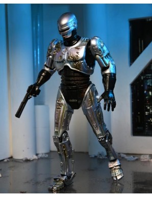 Neca Robocop Battle Damaged with Chair