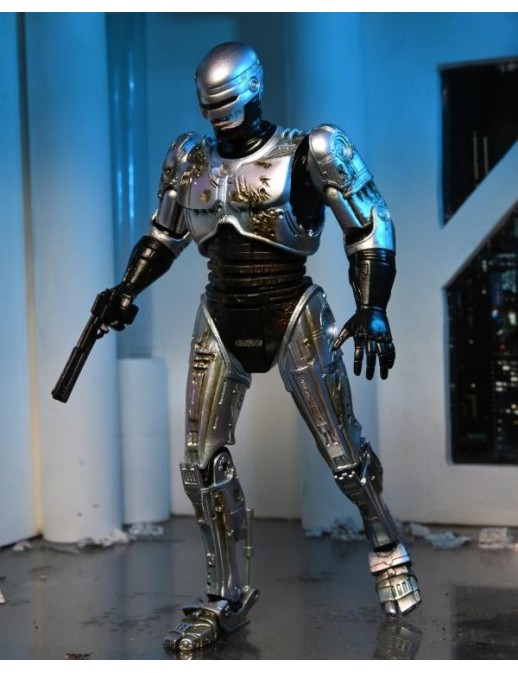 Neca Robocop Battle Damaged with Chair