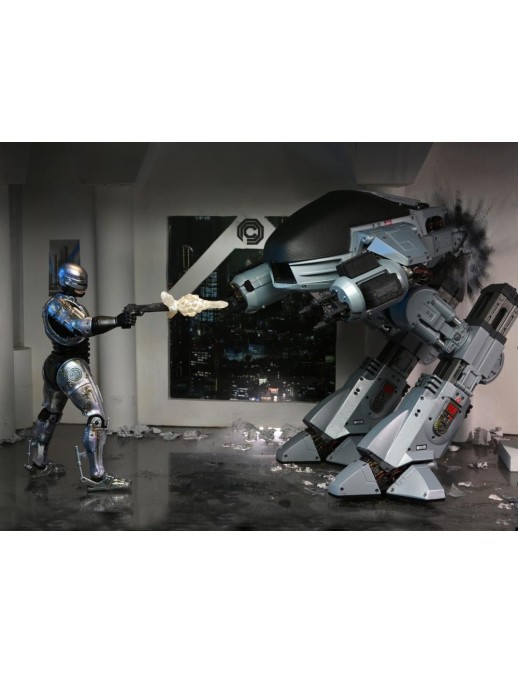 Neca Robocop Battle Damaged with Chair