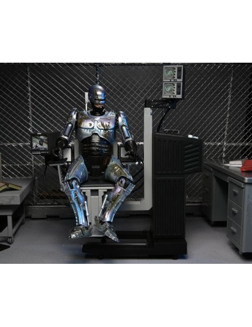 Neca Robocop Battle Damaged with Chair