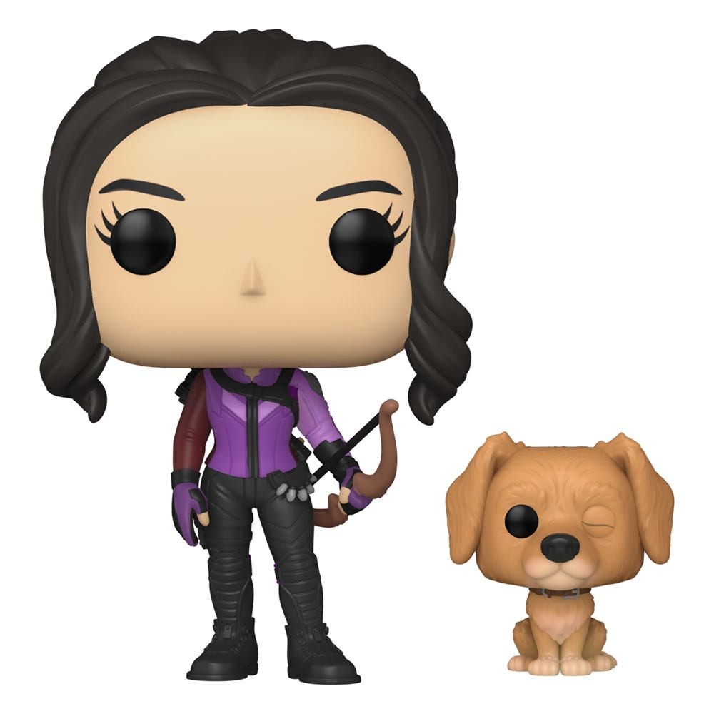 FUNKO POP! MARVEL 1212 HAWKEYE KATE BISHOP WITH LUCKY THE PIZZA DOG