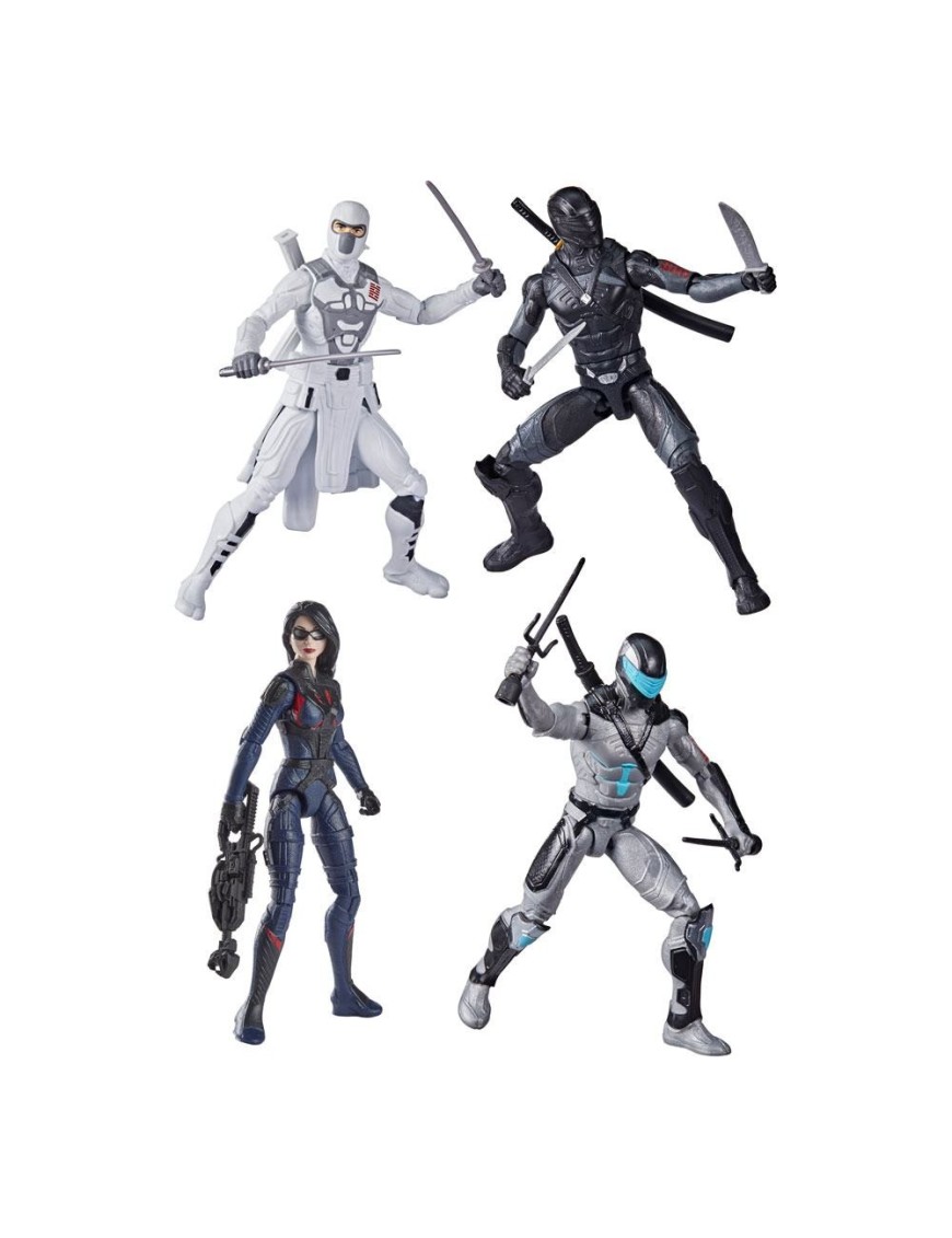 Hasbro Snake Eyes G.I. Joe Core Series Wave 1 Set of 4 Figures Hasbro Snake Eyes G.I. Joe Core Series Wave 1 Set of 4 Figures