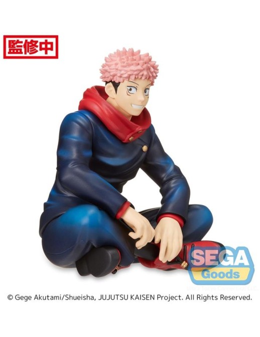 Sega Premium Perching Figure JuJutsu Kaisen Yugi Itadori