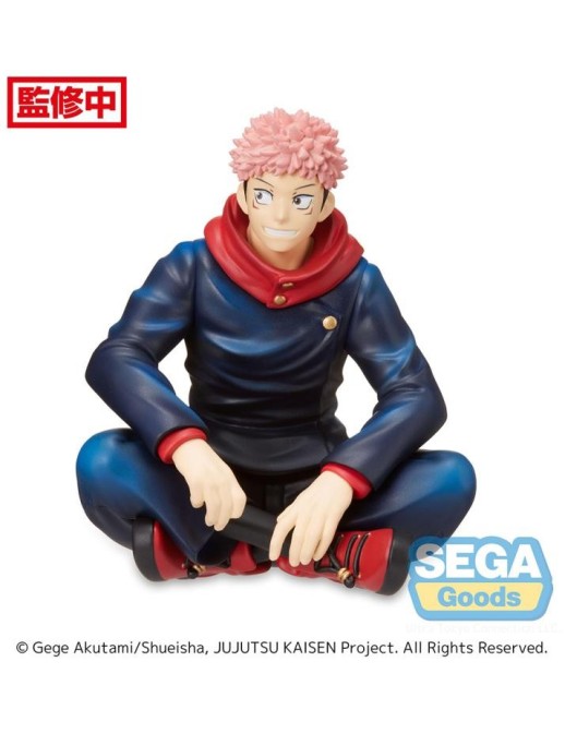 Sega Premium Perching Figure JuJutsu Kaisen Yugi Itadori
