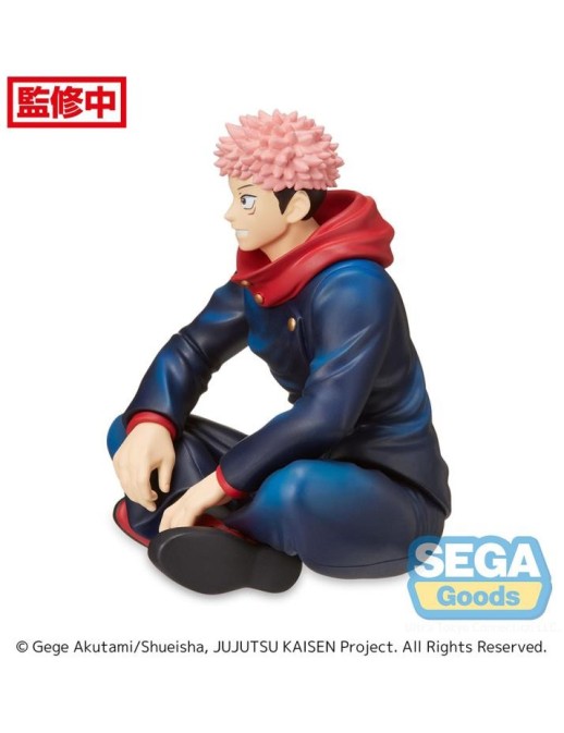 Sega Premium Perching Figure JuJutsu Kaisen Yugi Itadori