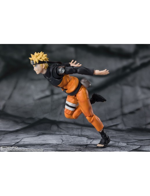 Bandai S.H. Figuarts Naruto Shippuden Naruto Uzumaki Kurama's Jinchuriki Entrusted with Hope