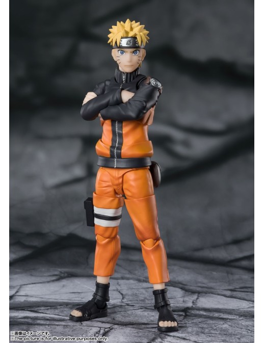 Bandai S.H. Figuarts Naruto Shippuden Naruto Uzumaki Kurama's Jinchuriki Entrusted with Hope