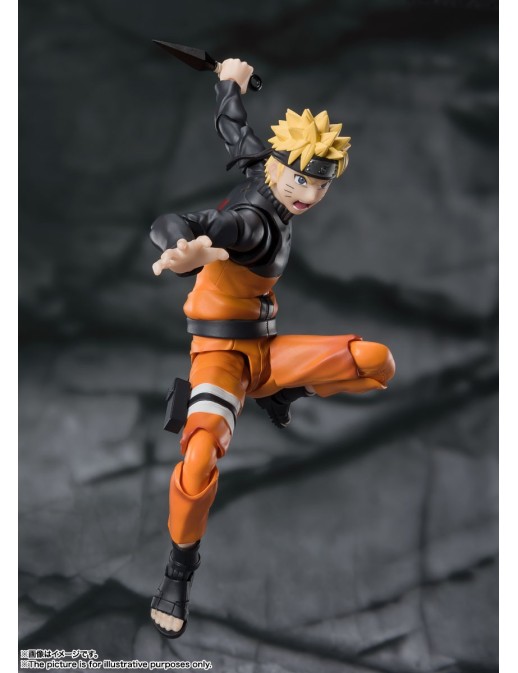 Bandai S.H. Figuarts Naruto Shippuden Naruto Uzumaki Kurama's Jinchuriki Entrusted with Hope