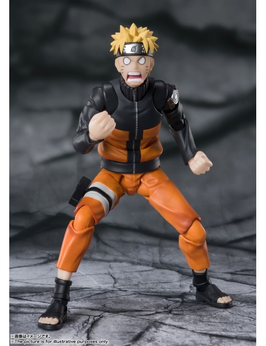 Bandai S.H. Figuarts Naruto Shippuden Naruto Uzumaki Kurama's Jinchuriki Entrusted with Hope