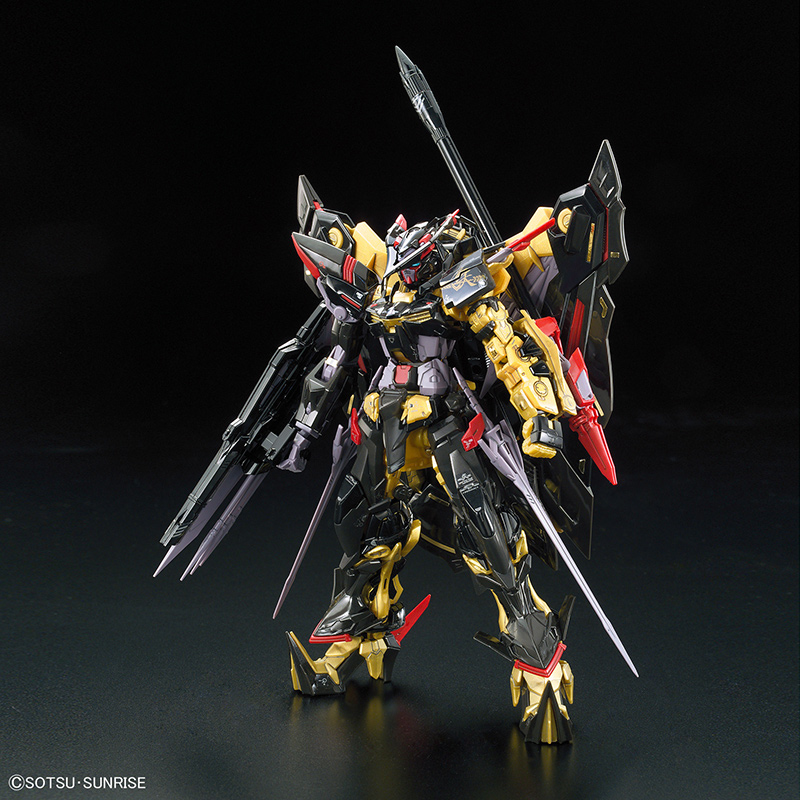 BANDAI REAL GRADE RG 1/144 MOBILE SUIT GUNDAM MBF-P01-REAMATU GUNDAM ASTRAY GOLD FRAME AMATSU