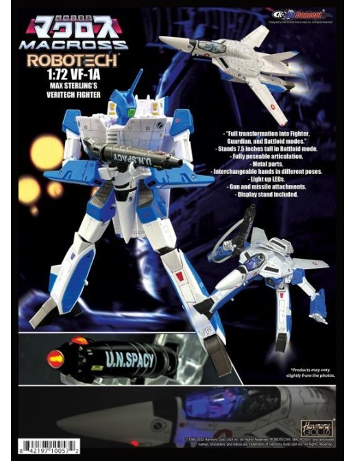 KitzConcept's Robotech Macross VF-1A Valkyrie Max Sterling 1/72 Scale Figure