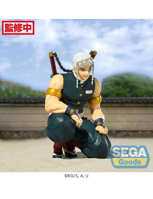 Sega Premium Perching Figure Demon Slayer Kimetsu no Yaiba Tengen Uzui Hashira Meeting Ver.