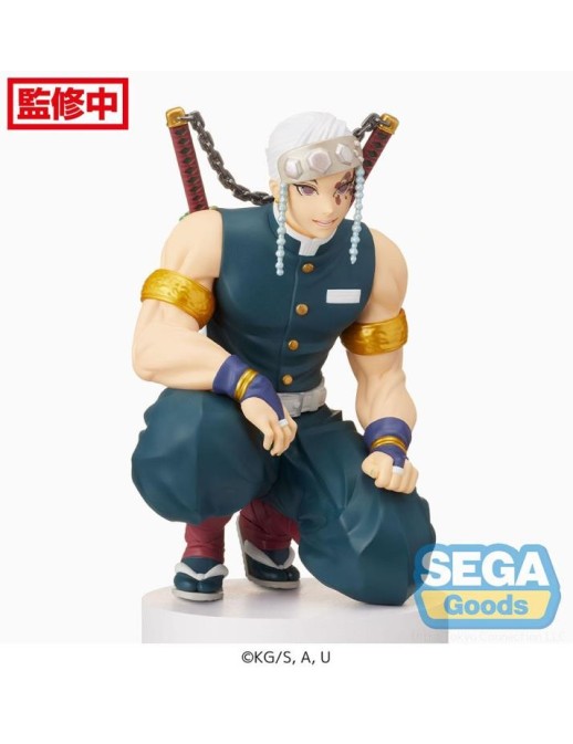 Sega Premium Perching Figure Demon Slayer Kimetsu no Yaiba Tengen Uzui Hashira Meeting Ver.