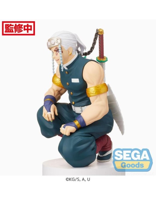 Sega Premium Perching Figure Demon Slayer Kimetsu no Yaiba Tengen Uzui Hashira Meeting Ver.