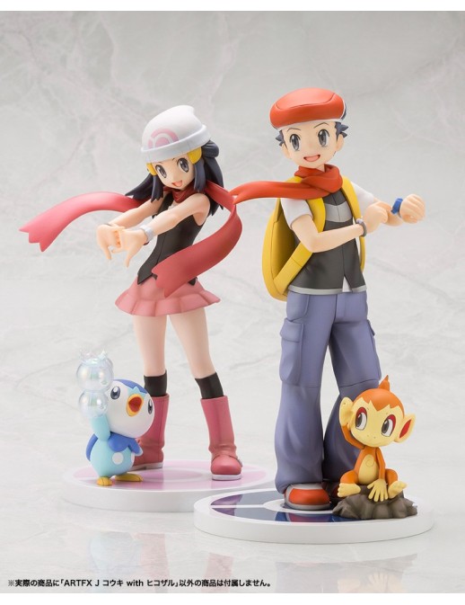 Kotobukiya ARTFX J Pokemon Series Lucas with Chimchar