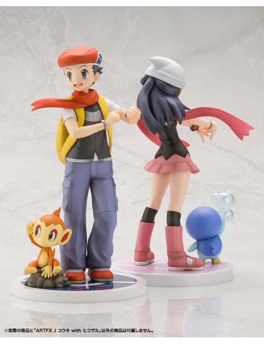 Kotobukiya ARTFX J Pokemon Series Lucas with Chimchar