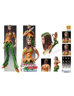 Medicos Super Action Statue JoJo Bizarre Adventures Stone Ocean Hermes Costello